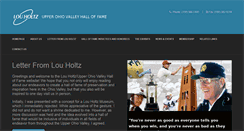 Desktop Screenshot of louholtzhalloffame.com